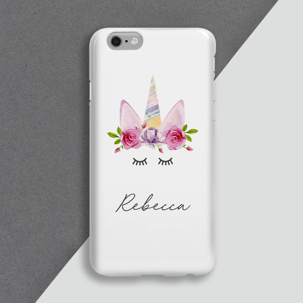 unicorn personalised phone case by koko blossom