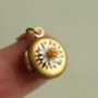 Daisy Flower Personalized Locket With Photos, thumbnail 3 of 9