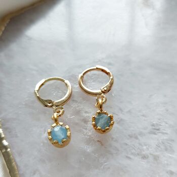 March Birthstone Jewellery Gift Set, 2 of 9