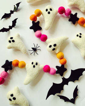 Ghoul Gang Halloween Ghost Garland, 3 of 6
