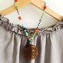 Carved Jade Statement Necklace, thumbnail 10 of 12