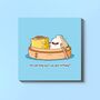 Cute Dim Sum Boat Greeting Card, thumbnail 1 of 4