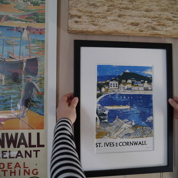 St Ives Cornwall Linocut Print, 3 of 9