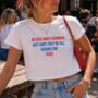 No Idea Who's Winning England Football Baby Tee T Shirt, thumbnail 1 of 4