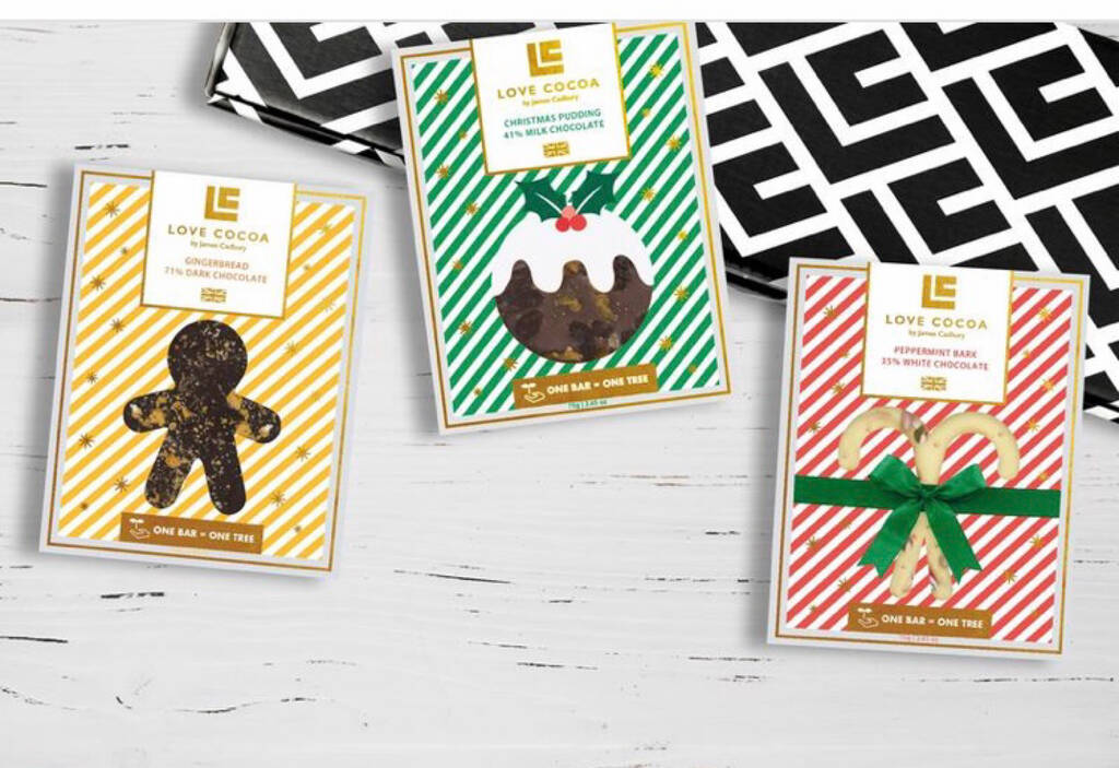 Christmas Chocolate Gift Set By Little Cub | notonthehighstreet.com