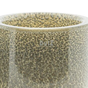 Bowl Thick Glass Beige Bubbles By Dut Z, 3 of 4