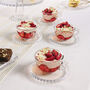 Set Of Four Beaded Glass Dessert Serving Cups, thumbnail 1 of 8