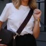 Black Greek Abstract Bag Strap | Extra Long Crossbody Replacement Bag Strap, thumbnail 2 of 3