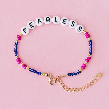 'Fearless' Beaded Bracelet, 5 of 7