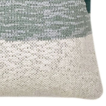 Sunset Knitted Cushion Green, 3 of 4