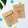 10 'Mummy To Bee' Wildflower Baby Shower Favours, thumbnail 4 of 6