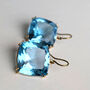Big And Bold 18ct Topaz Earrings, thumbnail 4 of 7