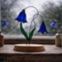 Woodland Bluebells Glass Flowers, thumbnail 4 of 6
