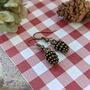 Cosy Pine Cone Earrings, thumbnail 4 of 7