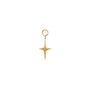 14 Carat Solid Gold North Star Charm, thumbnail 2 of 4