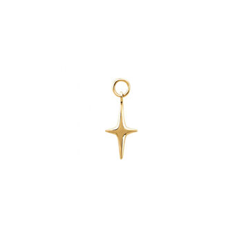 14 Carat Solid Gold North Star Charm, 2 of 4