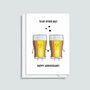 'To My Other Half' Beer Anniversary Card, thumbnail 1 of 2