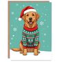Labrador Christmas Card, thumbnail 3 of 5