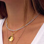 Intricate Gold Bead Necklace, thumbnail 5 of 6