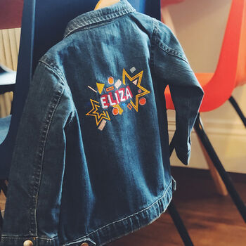 Personalised Embroidered Children's Denim Jacket, 6 of 12
