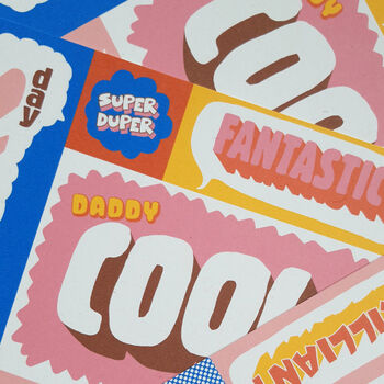 'Top Pops' Mega Fold Large Fathers Day Card, 3 of 6