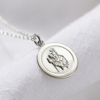 Mini St Christopher Necklace, 2 of 8