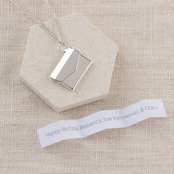 Personalised Mother's Day Plain Secret Message Locket, 3 of 4