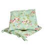 Set Of Two Floral Jardin Seat Pads With Ties, thumbnail 2 of 4