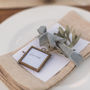 Tiny Brass Photo Frame Place Card, thumbnail 3 of 9