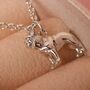 Personalised French Bulldog Silver Chain Bracelet, thumbnail 1 of 8