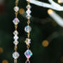 Christmas Hanger, Crystal Stars And Beads, thumbnail 3 of 4