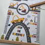 Personalised Transport Adventure Height Chart, thumbnail 6 of 6