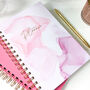 Personalised Undated Planner | Pink, thumbnail 8 of 8