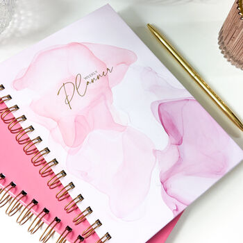 Personalised Undated Planner | Pink, 8 of 8