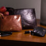 Set Of Three Leather Pouches Gift Set 'Siena Group', thumbnail 1 of 7