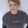 Rainbow Mother Embroidered Sweater, thumbnail 2 of 5