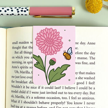 November Magnetic Birth Flower Bookmark Chrysanthemum, 3 of 7