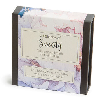 A Little Box Of Serenity Mini Candle Gift Set, 4 of 12