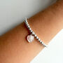 St Christopher Heart Bracelet Sterling Silver, thumbnail 1 of 6