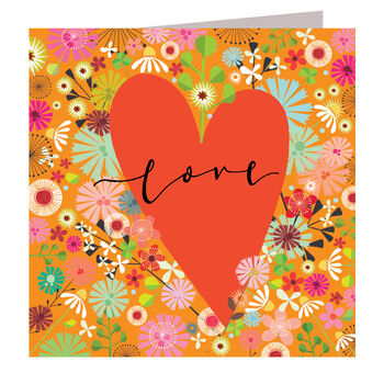 Love Heart Greetings Card, 2 of 3