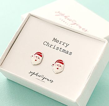 Father Christmas Earrings, 2 of 3