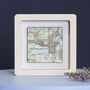 Personalised Miniature Square Map Framed Gift, thumbnail 9 of 11