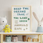 Childrens Nature Typography Print, thumbnail 1 of 2