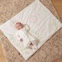 Personalised Floral Milestone Blanket, thumbnail 1 of 5