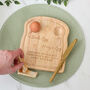 Personalised Dad And Me Dippy Egg And Toast Board, thumbnail 3 of 4