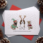 Dog Collection Christmas Card Pack, thumbnail 5 of 6