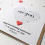 Personalised 1st Paper Anniversary Card For Husband/Wife, thumbnail 2 of 6