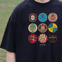 Sunderland Football Beer Mats Oversized T Shirt, thumbnail 11 of 11
