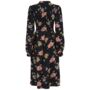 Eva Dress In Black Mayflower Vintage 1940s Style, thumbnail 3 of 3