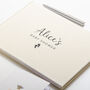 Personalised Baby Shower Linen Guest Book, thumbnail 5 of 7